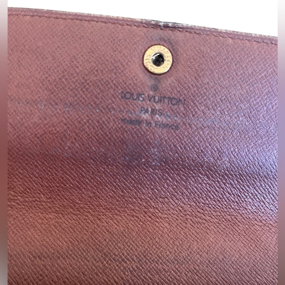Louis VUITTON Vintage Monogram snap and zip Sarah Wallet - Picture 9 of 14
